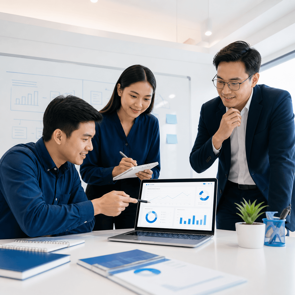 Kolaborasi tim membangun proyek dan portofolio nyata