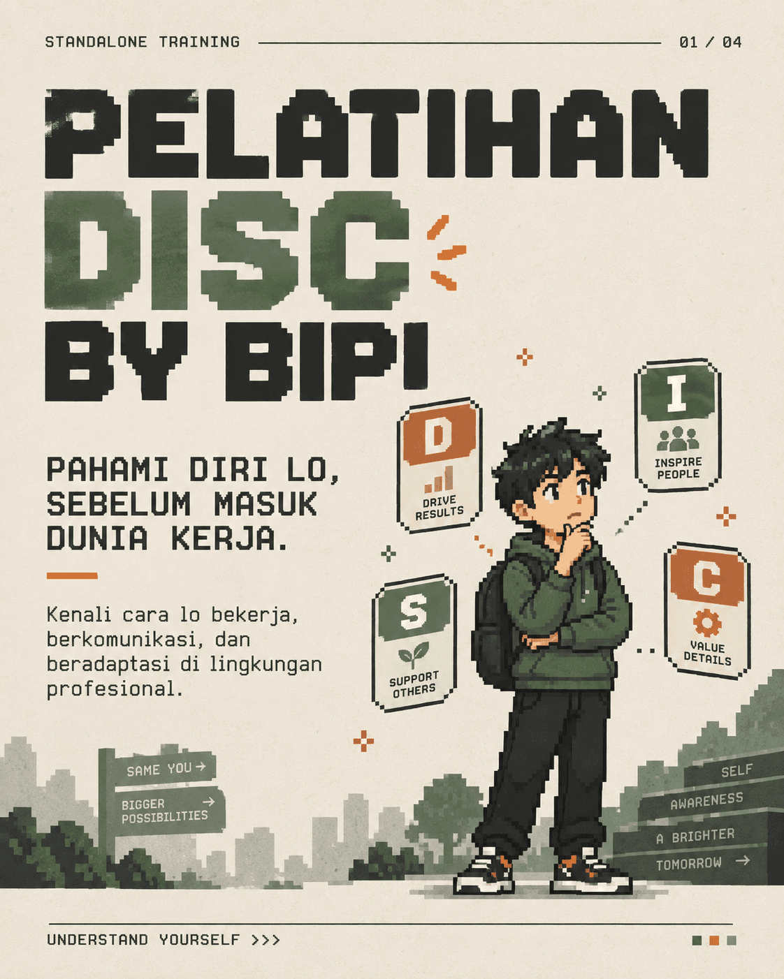 Poster Pelatihan DISC by BIPI
